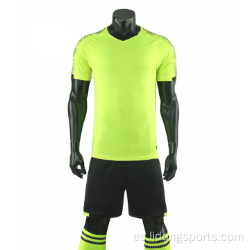 Jersey de fútbol personalizado Set Jersey de fútbol de uniforme